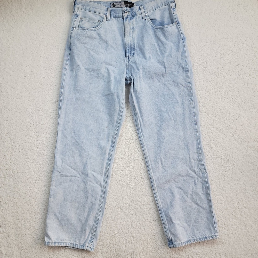Levi's SilverTab Loose Jeans Mens 36x32 Light Wash Blue Baggy Denim 90s Style